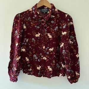 ModCloth x Princess Highway | Bunny Harvest Button-Up Blouse